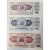 YUGOSLAVIA 1978-1986 . TWENTY 20 - ONE HUNRED 100 DINARA BANKNOTES